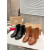 Christian Louboutin Black Leather 85mm Heel Side‑Zip Ankle Boots