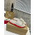 Christian Louboutin Beige Rubber Spiked Slide Sandal