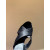 Christian Louboutin Black Satin Crisscross Mule Sandals Ruched Sculptural Heel 100mm heel