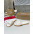 Christian Louboutin Stitched Logo White Leather Flat Slip‑on Slide