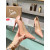 Christian Louboutin Nude Patent Leather Scalloped Pointed‑Toe 120mm High Heel Pumps