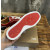 Christian Louboutin Red Patent Spiked Low‑Top Sneakers