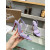 Christian Louboutin Lilac Suede Crystal‑Embellished 100mm heel Sandal