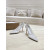 Christian Louboutin White Mesh 80mm Apostropha Crystal‑Embellished Pointed Toe Heel Pumps