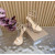 Christian Louboutin Nude Patent Leather Platform Ankle‑Strap High‑Heel Sandals 150mm heel