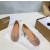 Christian Louboutin Nude Mesh Crystal‑Embellished Split‑Toe Ballet Flats