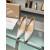 Christian Louboutin Silver Textured Leather Pointed‑Toe 120mm High Heel Pumps