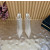 Christian Louboutin Ivory Mesh 100mm Crystal‑Embellished Pointed Toe Stiletto Heel Ankle Boots