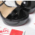 Christian Louboutin Black Patent 150mm Crisscross Ankle‑Strap Platform Heel Sandals