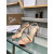 Christian Louboutin Nude Patent Asymmetric Curved Strap Slingback Sandal 100mm heel