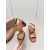 Christian Louboutin Tan Leather CL‑Logo Block Heel Ankle‑Strap Sandals 85mm heel