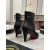 Christian Louboutin Black Leather 85mm Stiletto Heel Pointed Toe Ankle Boots