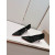 Christian Louboutin Black Patent Leather 85mm Stiletto Heel Pointed‑Toe Pumps