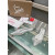Christian Louboutin Silver Transparent PVC Bow Crystal Pointed‑Toe Flat Pumps