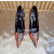 Christian Louboutin Multicolor Python‑Print Pointed‑Toe Stiletto High Heel Pumps