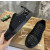 Christian Louboutin Black Mesh Suede Patent Black‑Spiked Low‑Top Sneakers
