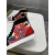 Christian Louboutin Red Graffiti Print High‑Top Sneakers