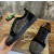 Christian Louboutin Black Suede Gunmetal Crystal‑Covered Low‑Top Men’s Sneakers