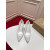 Christian Louboutin White Mesh Pearl Crystal 100mm Stiletto Heel Pumps