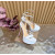 Christian Louboutin White Patent 150mm Platform Ankle‑Strap High‑Heel Sandals