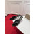 Christian Louboutin Black Patent Peep‑Toe Stiletto Heel Mules