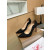 Christian Louboutin Black Suede Scalloped Crystal‑Dot 100mm heel Pump