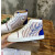 Christian Louboutin Striped Canvas Leather‑Trim High‑Top Sneakers