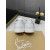 Christian Louboutin White Leather AB Crystal‑Encrusted Low‑Top Sneakers