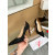 Christian Louboutin Black Suede Scalloped Crystal‑Dot 100mm heel Pump