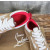Christian Louboutin Beige White Mixed‑Media Spiked Low‑Top Sneakers