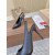 Christian Louboutin Black Leather 85mm Pointed Toe Slingback Pumps