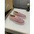 Christian Louboutin Pink Suede Crystal‑Embellished Slip‑On Sneakers