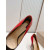 Christian Louboutin Black‑Red Gradient Patent 100mm Stiletto Heel Pointed‑Toe Pumps