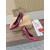 Christian Louboutin Burgundy Leather 85mm Sporty Kate Pointed Toe Pumps