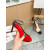 Christian Louboutin Black Spiked Ankle‑Strap 100mm heel Sandal