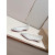 Christian Louboutin White Mesh Crystal‑Studded Pointed‑Toe Flat Shoes
