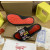 Christian Louboutin Black Colorful Graffiti‑Print Spiked Slide Sandals