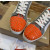Christian Louboutin Multi‑Material Spike‑Toe Low‑Top Leather Sneakers