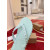 Christian Louboutin Mint Green Spiked Rubber Flip‑Flops