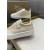 Christian Louboutin Beige Canvas Low‑Top Platform Sneakers