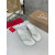 Christian Louboutin White Croc‑Embossed 70mm Block Heel Thong Mule Sandals