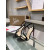 Christian Louboutin Black Nappa Asymmetric Curved Strap Slingback Sandal 100mm heel
