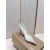 Christian Louboutin White Mesh 85mm Stiletto Heel Pointed‑Toe Pumps