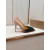 Christian Louboutin Black‑Nude Ombre Patent 100mm Stiletto Heel Pointed‑Toe Pumps