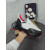 Christian Louboutin White‑Black Spiked Chunky Lace‑Up Sneakers Red Lining