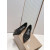 Christian Louboutin Black Mesh Rhinestone Pointed‑Toe Flat Shoes