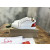 Christian Louboutin White Calf Leather Red‑Logo Low‑Top Sneakers