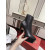Christian Louboutin Black Leather 150mm Platform Stiletto Ankle Boots