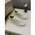 Christian Louboutin Beige Canvas Low‑Top Platform Sneakers