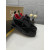 Christian Louboutin Black Suede‑Leather Mix Low‑Top Fashion Sneakers